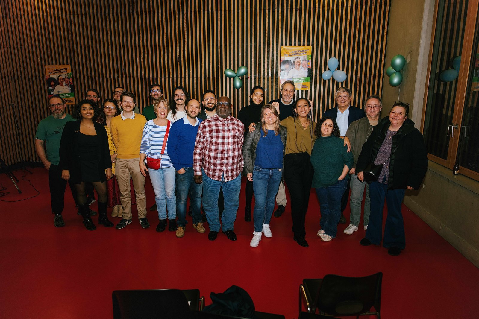 L'équipe de campagne au complet